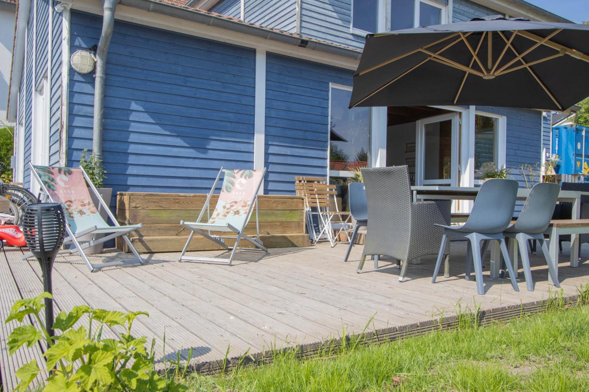 Hostel Oder Ferienwohnung 1-16 Personen Im Blauen Haus Fehmarn Zewnętrze zdjęcie