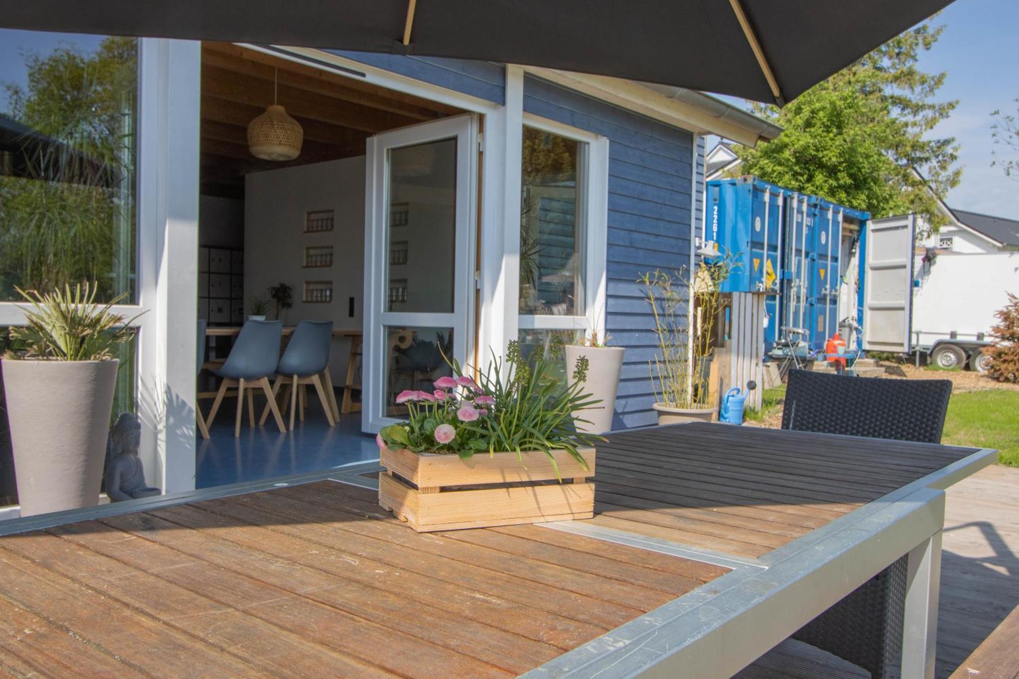 Hostel Oder Ferienwohnung 1-16 Personen Im Blauen Haus Fehmarn Zewnętrze zdjęcie