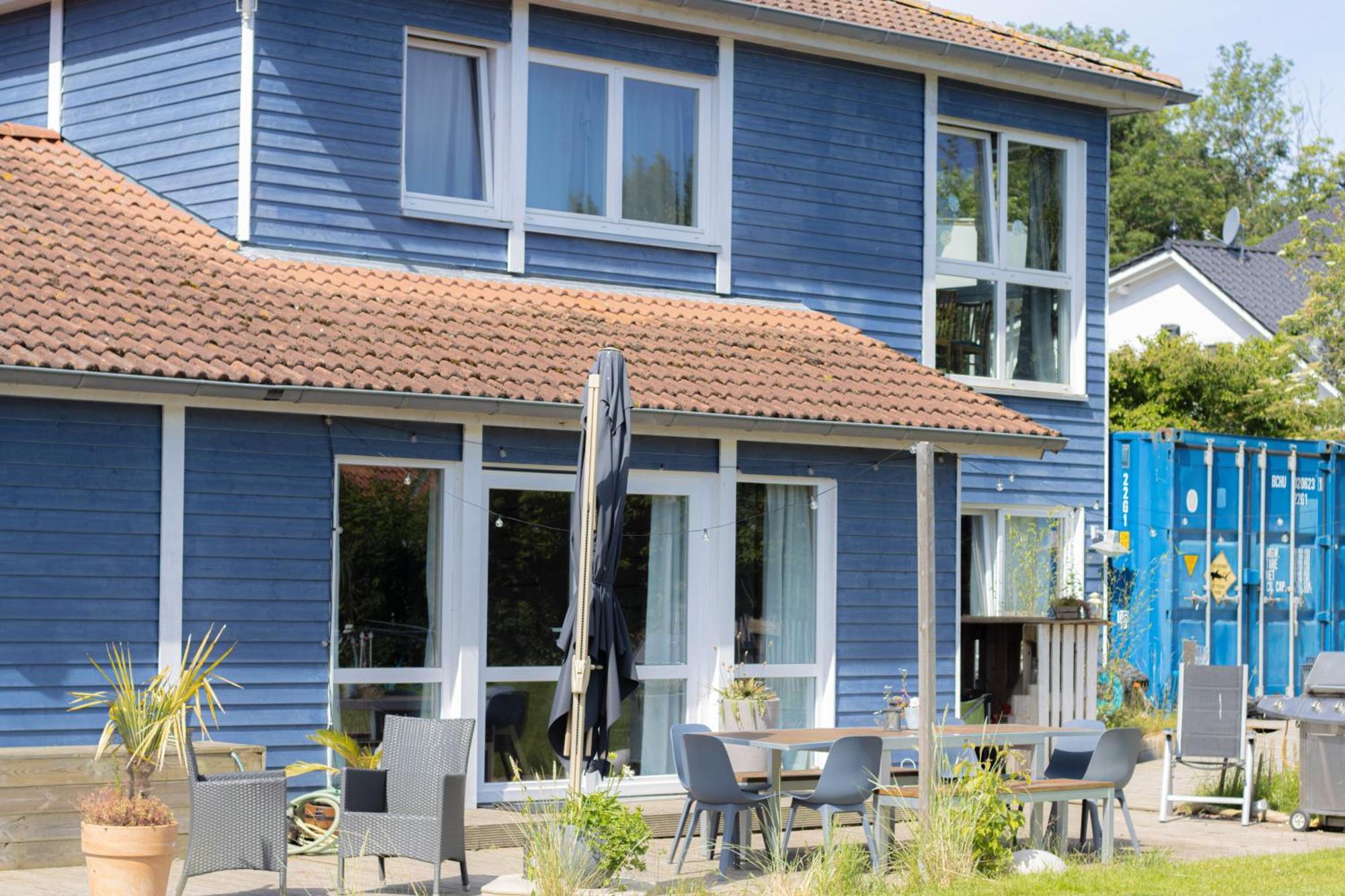 Hostel Oder Ferienwohnung 1-16 Personen Im Blauen Haus Fehmarn Zewnętrze zdjęcie