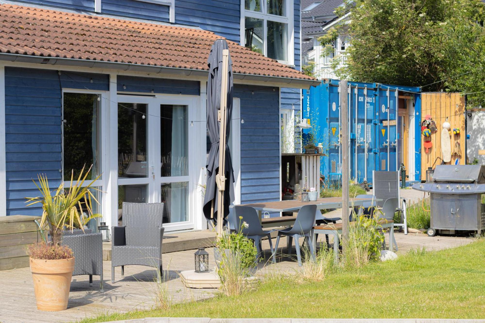 Hostel Oder Ferienwohnung 1-16 Personen Im Blauen Haus Fehmarn Zewnętrze zdjęcie